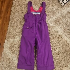 Obermeyer Snoveralls - Kids Purple Snow Bib